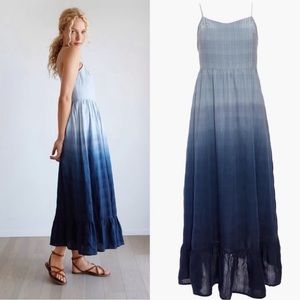 Madewell Dye Dip Pintuck Cami Dress